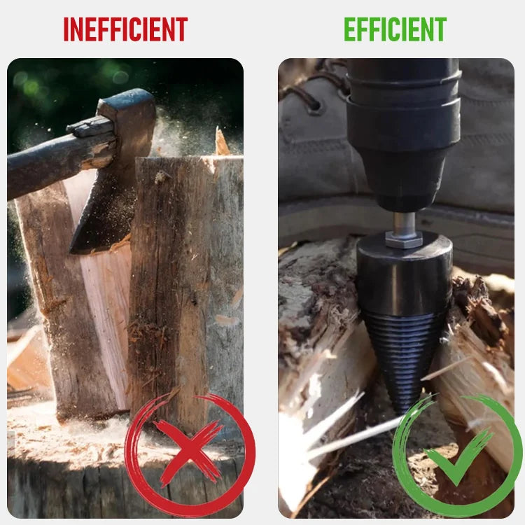 ProGrade Turbo Wood Splitter Drill Bit – Industrial Strength Efficiency