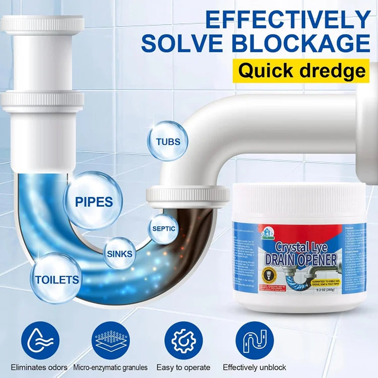 FlowFix - Crystal Drain Opener