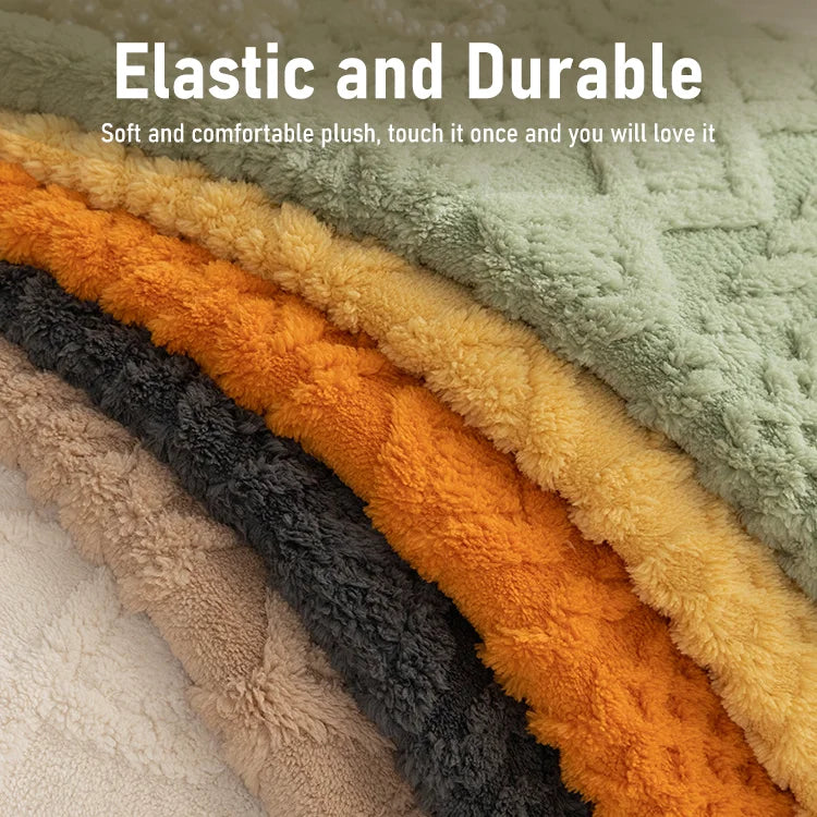 🛋️ Vekego™ - Jacquard Plush Sofa Cover