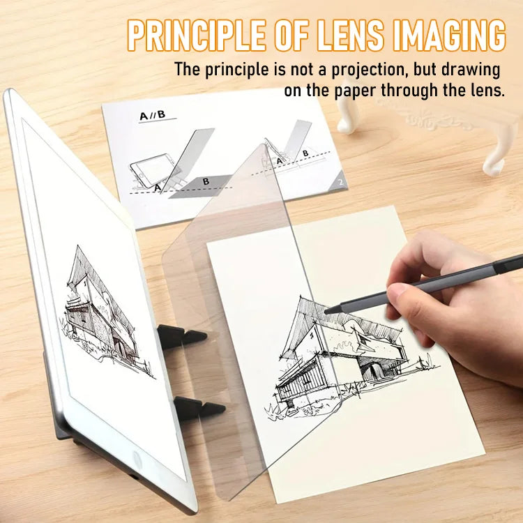 🎨 TraceMaster™ Optical Drawing Board