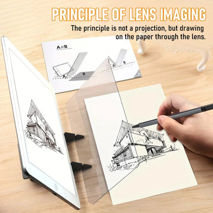 🎨 TraceMaster™ Optical Drawing Board