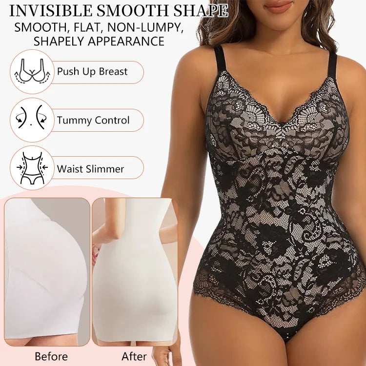 LuxeLace – Elegant Shaping Bodysuit