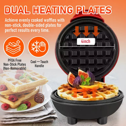 🧇 Mini Waffle Snack Maker