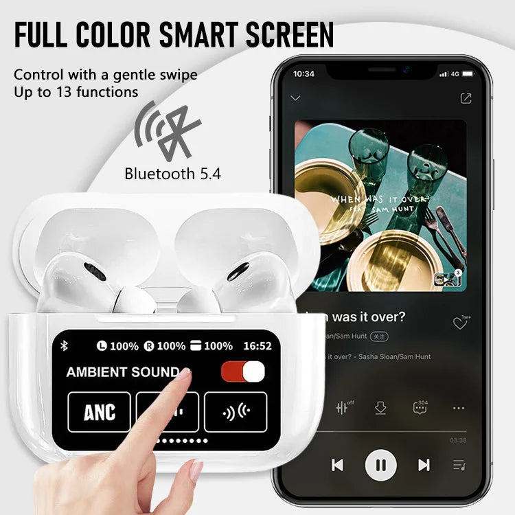 AirLinker - Smart Touch ANC Bluetooth Earbuds
