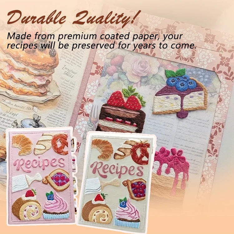 NEW | Vekego™ HandStitch DIY Recipe Journal