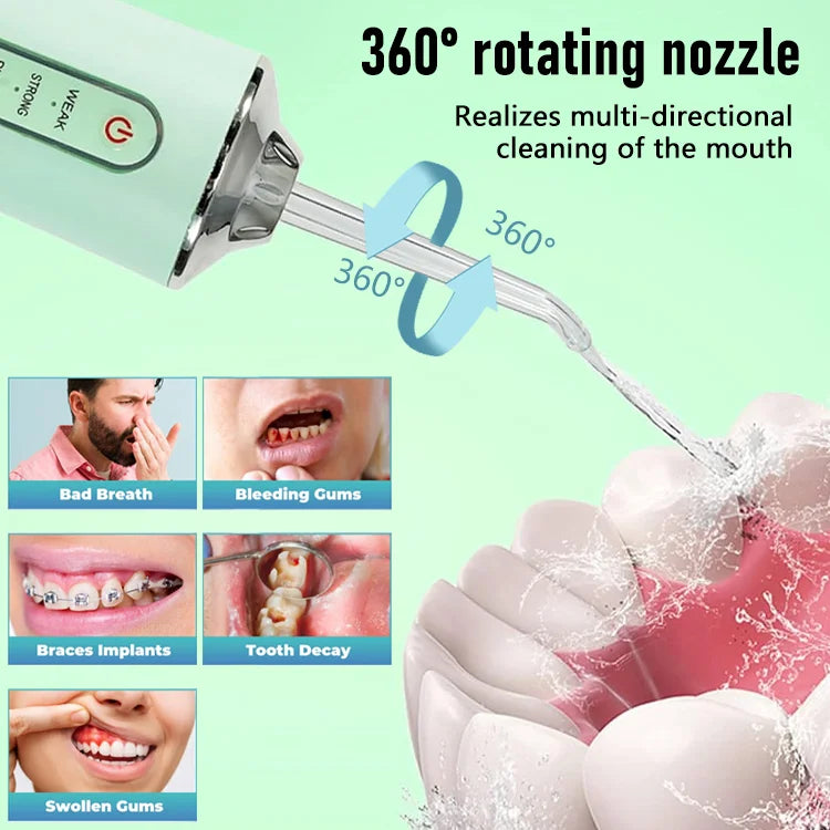 HydroFloss Pro Cordless Water Flosser – Dentist-Level Clean at Home