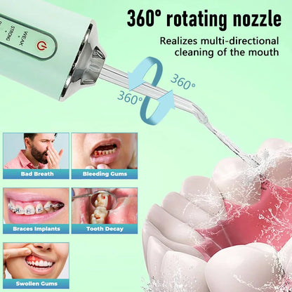 HydroFloss Pro Cordless Water Flosser – Dentist-Level Clean at Home