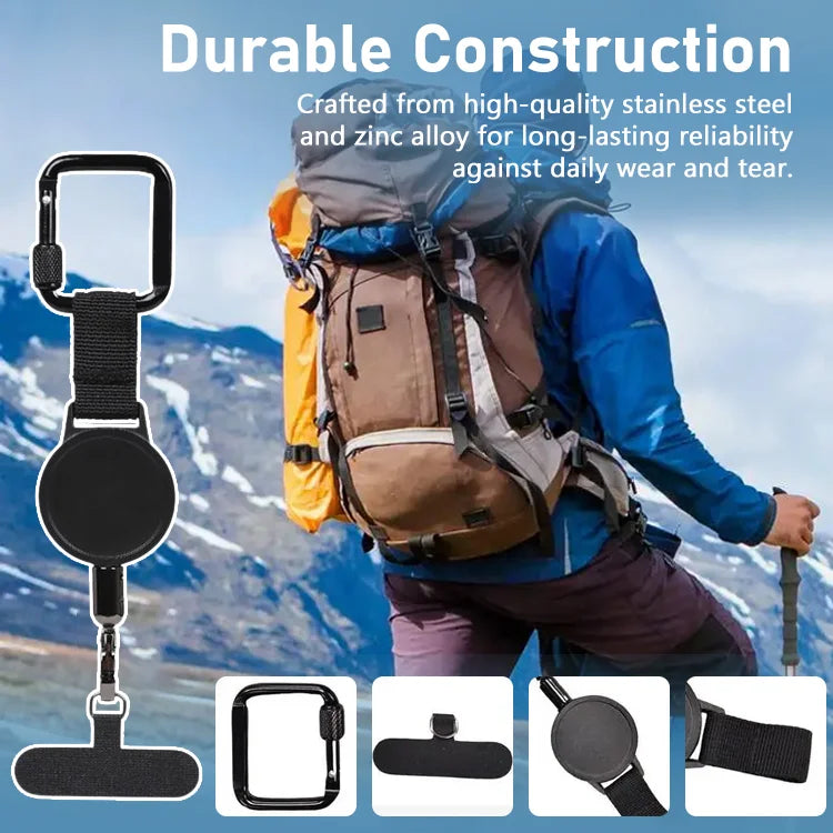 Vekego™ SecurePull Retractable Phone Tether
