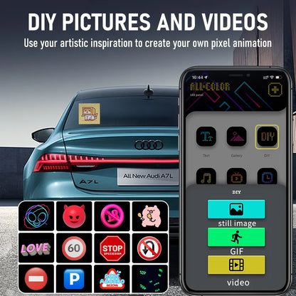 PixRide Smart Car LED Display Screen