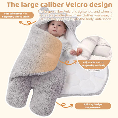 SnuggleEase - Newborn Baby Swaddle Blanket