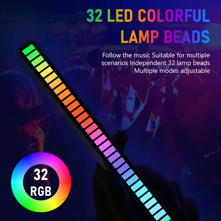 LumiFlick™ RGB Sound Control Light Bar