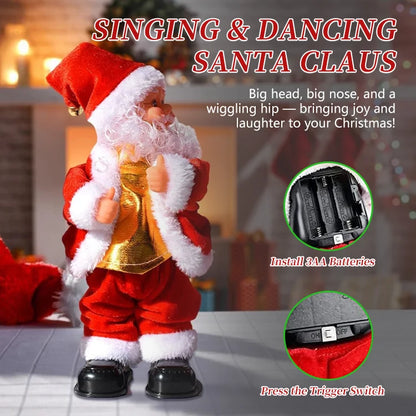 FestiveCharm Twerking Santa Claus