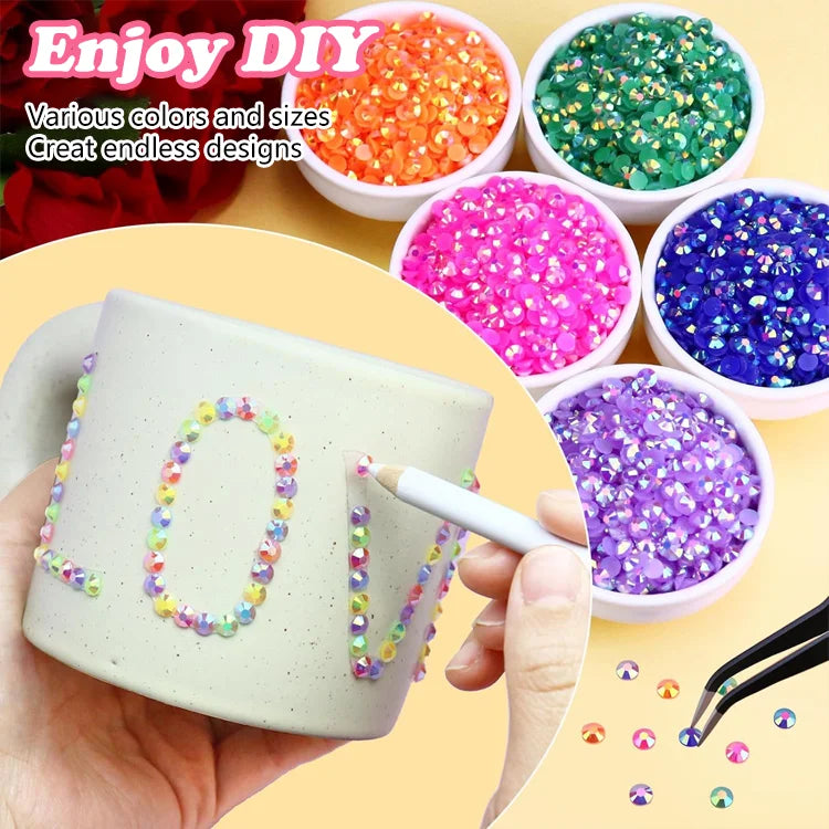 Jelly Resin Rhinestones Kit💎✨🎨