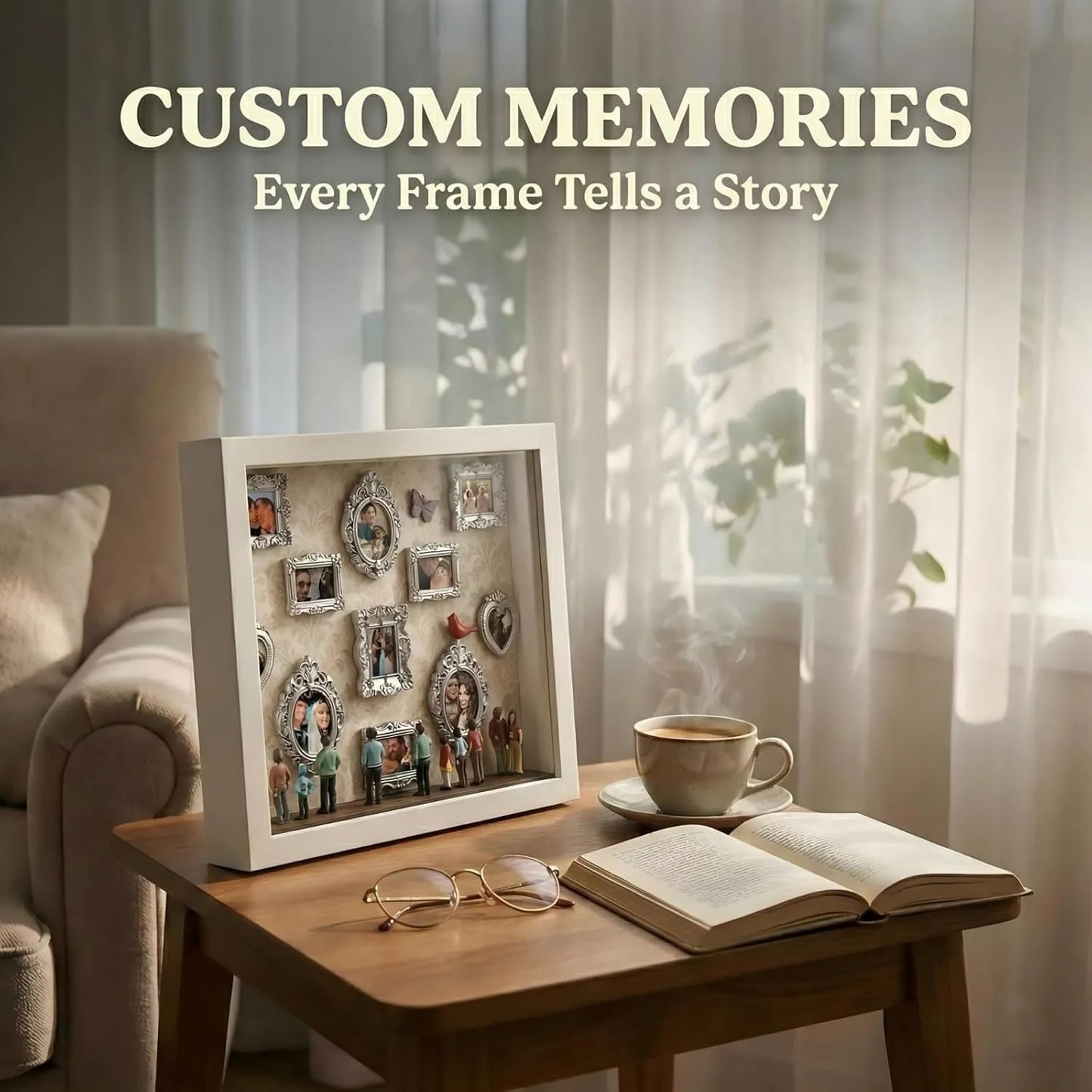 🏛️ Vekego™ DIY Mini Museum Silhouette Box