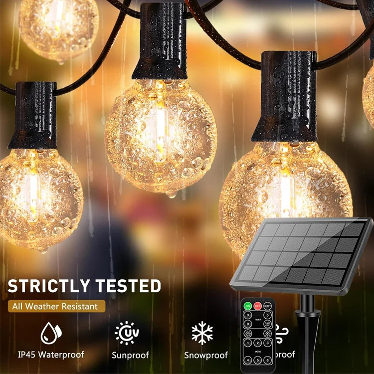 LumiFlick Solar Festoon Lights