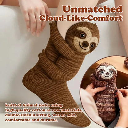 Cute Animal Knit Socks – Cloud-Soft Warmth That Makes Every Winter Moment Cozier