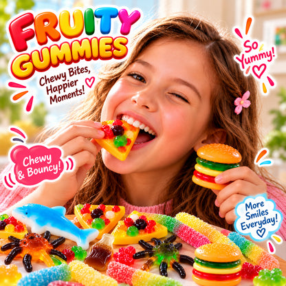 Fun Shape Gummy Candy Mix