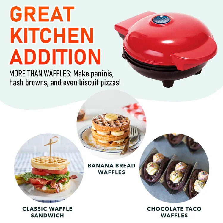 🧇 Mini Waffle Snack Maker