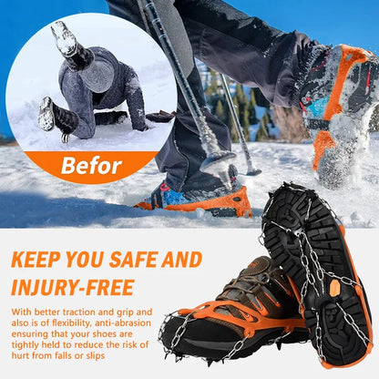 ProGrade 8-Tooth Ice Cleats for Shoes & Boots