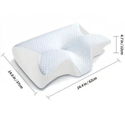 SnuggleEase Butterfly Cervical Pillow