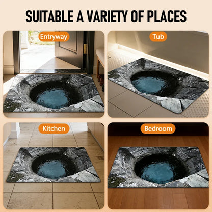 Vekego - 3D Optical Illusion Rug (15.7 × 23.6 in)