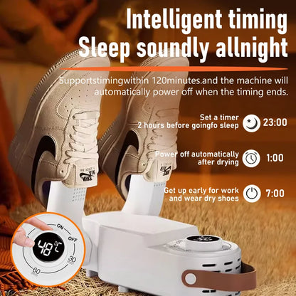 DryEase - Fast-Dry Electric Shoe Dryer with Auto Temperature Control