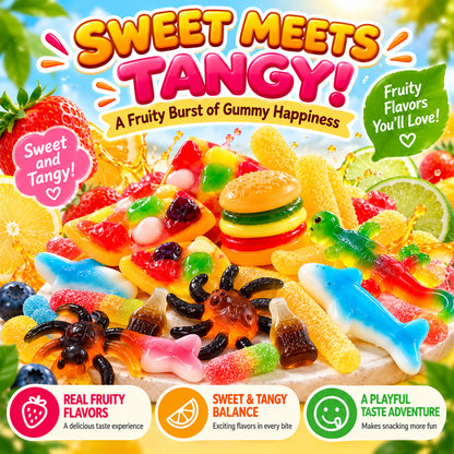 Fun Shape Gummy Candy Mix