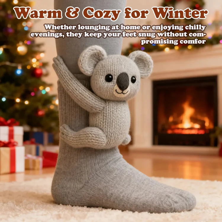 Cute Animal Knit Socks – Cloud-Soft Warmth That Makes Every Winter Moment Cozier