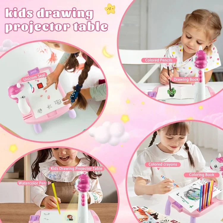 Unicorn Projection Drawing Table