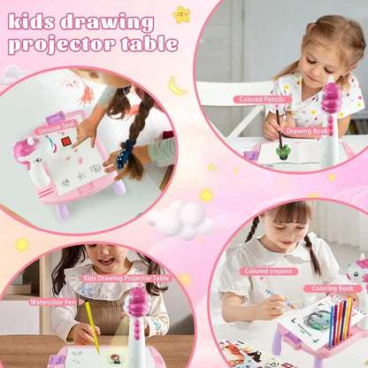 Unicorn Projection Drawing Table