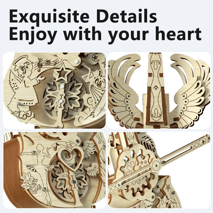 Angel Wing Cello – DIY Wooden Music Box