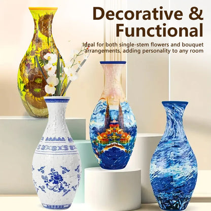 BloomCraft - 3D Puzzle Vase