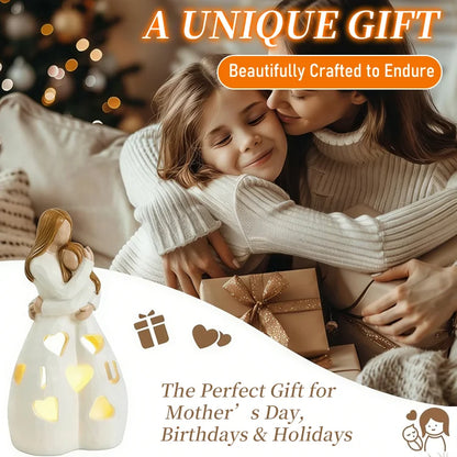 Eternal Hug™ Mother & Daughter LED Candle Holder