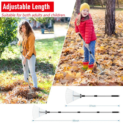 FlexiRake Adjustable Lawn Rake