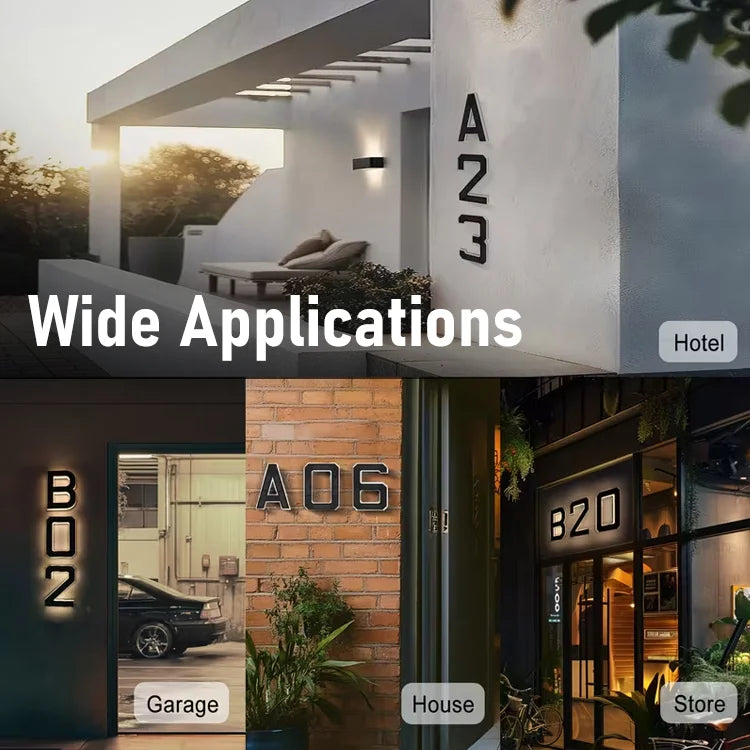 LumiHome - Solar Address Light