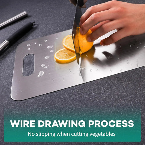 ChefSteel - 304 Stainless Steel Cutting Board