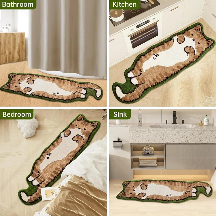 SnuggleEase - Cozy Cat Rug