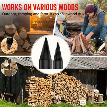 ProGrade Turbo Wood Splitter Drill Bit – Industrial Strength Efficiency