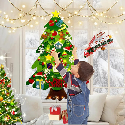 MerryCraft DIY Felt Christmas Tree for Kids