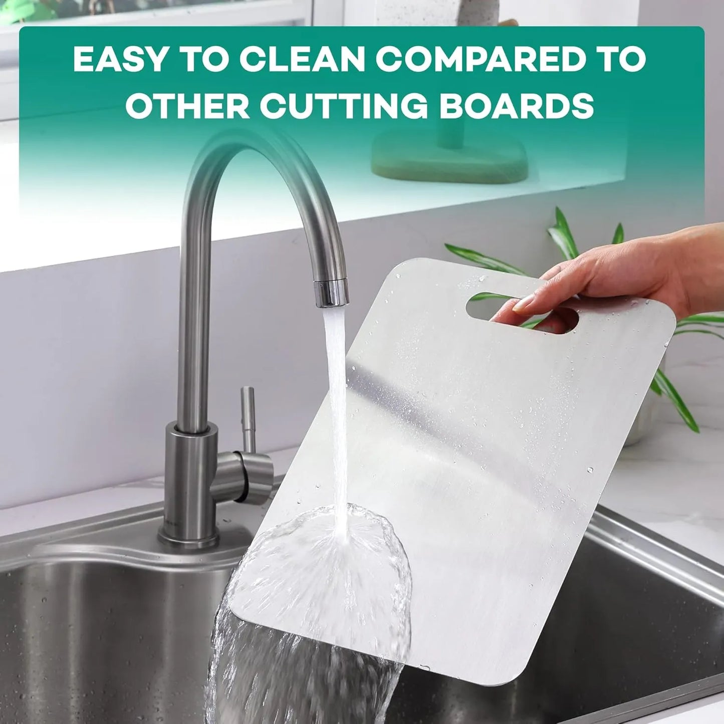 ChefSteel - 304 Stainless Steel Cutting Board