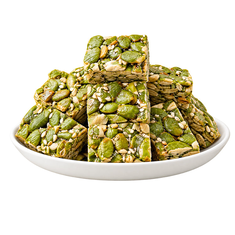 Magnesium-Rich Pumpkin Seed Brittle – Crunchy Seed & Sesame Snack