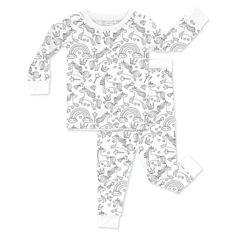 KidCanvas™ Color-In Pajamas for Kids – Creative DIY Sleepwear