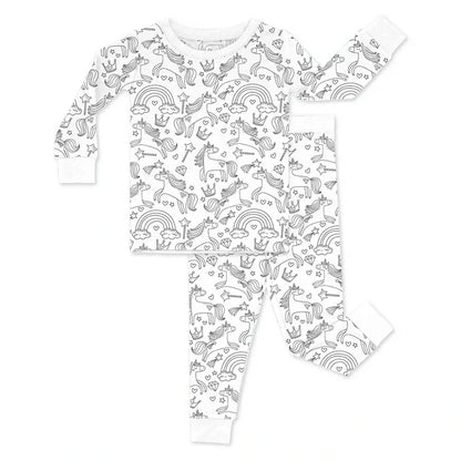KidCanvas™ Color-In Pajamas for Kids – Creative DIY Sleepwear