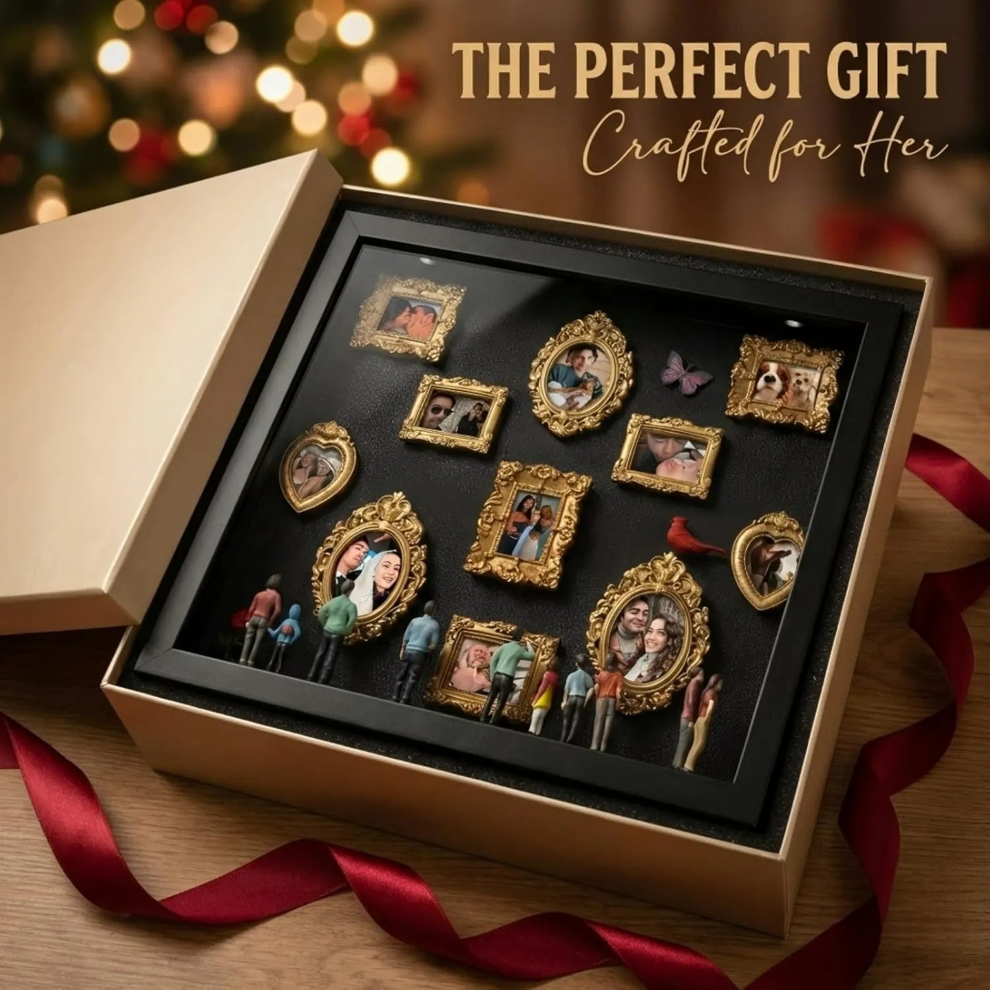 🏛️ Vekego™ DIY Mini Museum Silhouette Box