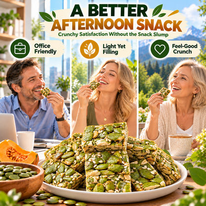 Magnesium-Rich Pumpkin Seed Brittle – Crunchy Seed & Sesame Snack
