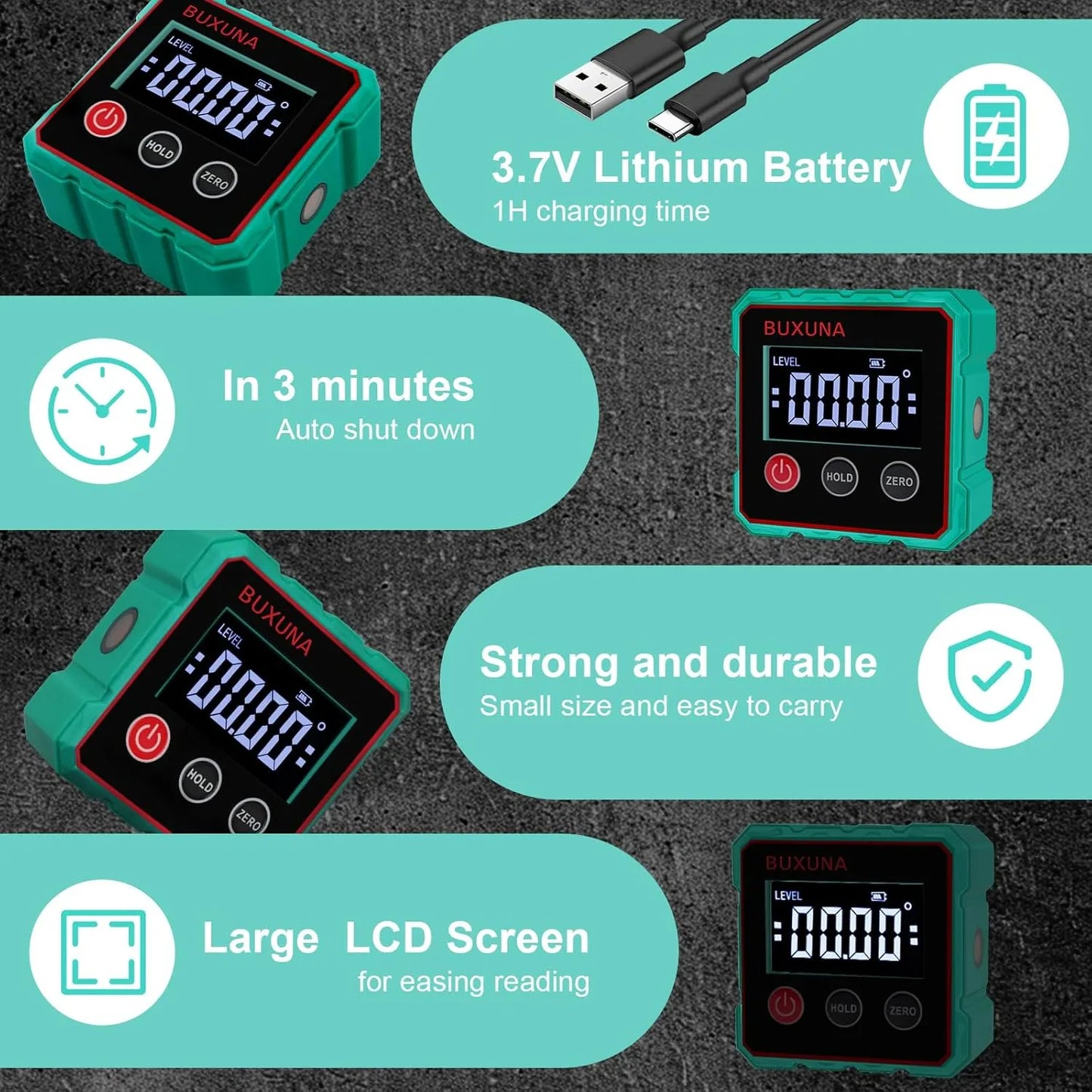 MagnaTilt - Digital Angle Finder with Laser Precision
