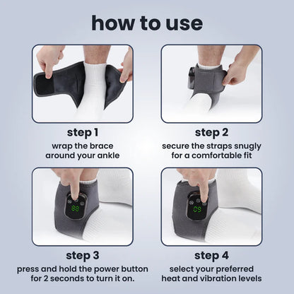 SootheStep - 3-in-1 Ankle & Foot Massager (Single Piece)