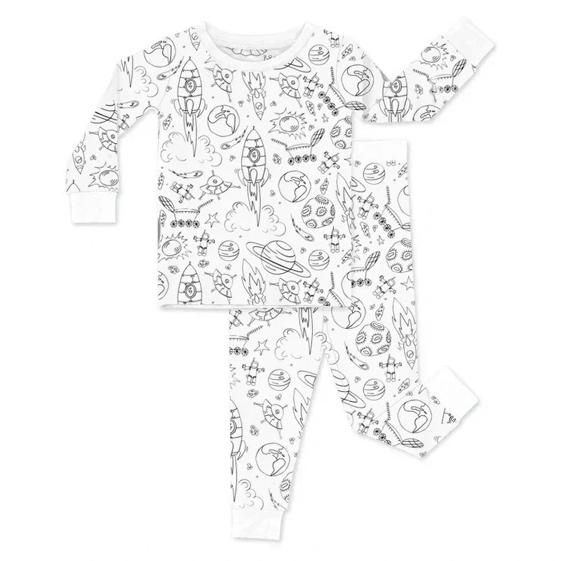 KidCanvas™ Color-In Pajamas for Kids – Creative DIY Sleepwear