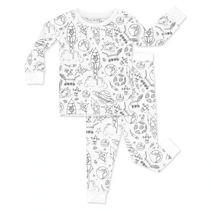 KidCanvas™ Color-In Pajamas for Kids – Creative DIY Sleepwear