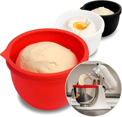 🥣 Mixium Silicone Bowl Liners with Lids (For 5 Qt KitchenAid Mixers)